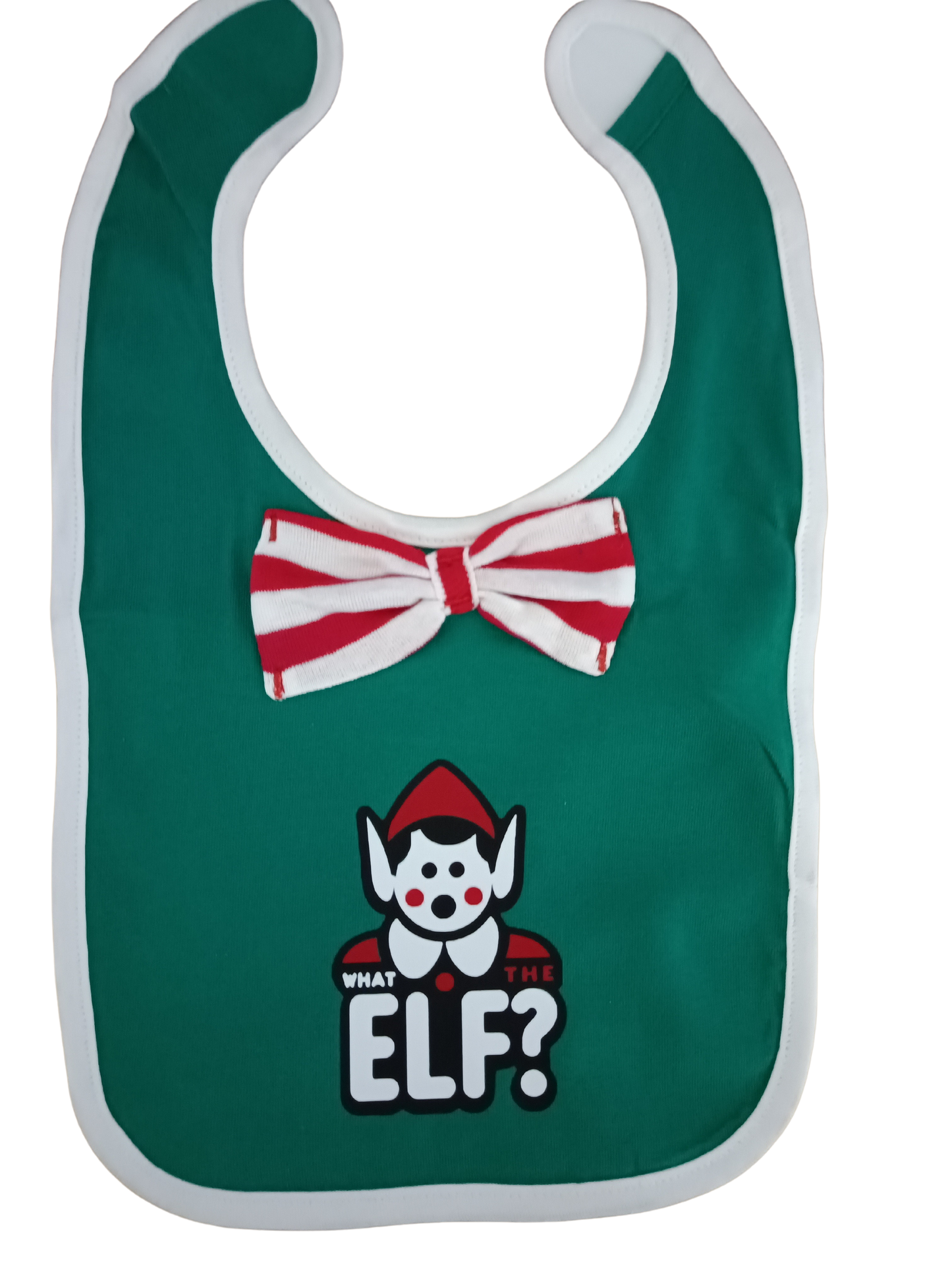 Holiday Bow Tie Bib